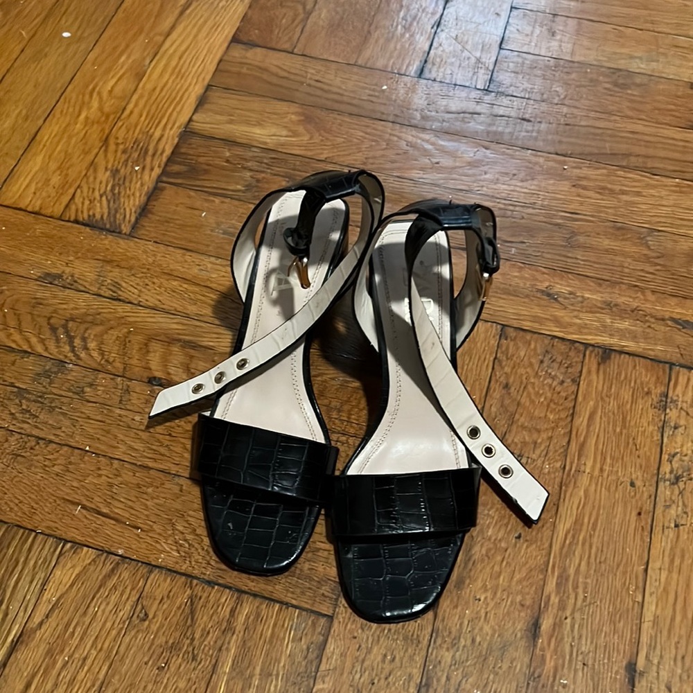 Zara ankle strap sandal